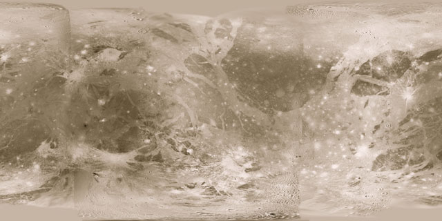 Ganymede texture map