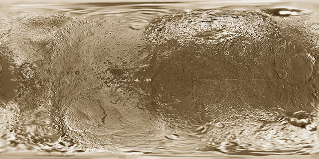 Iapetus texture map