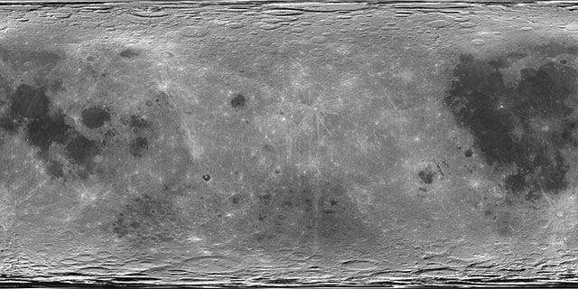 Moon texture map