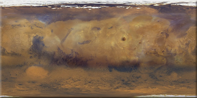 Mars texture map