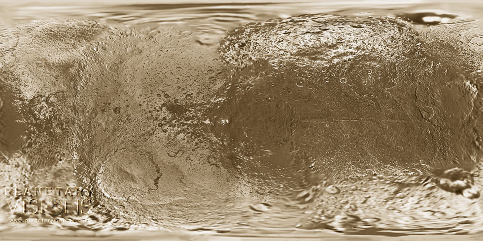 Iapetus texture map