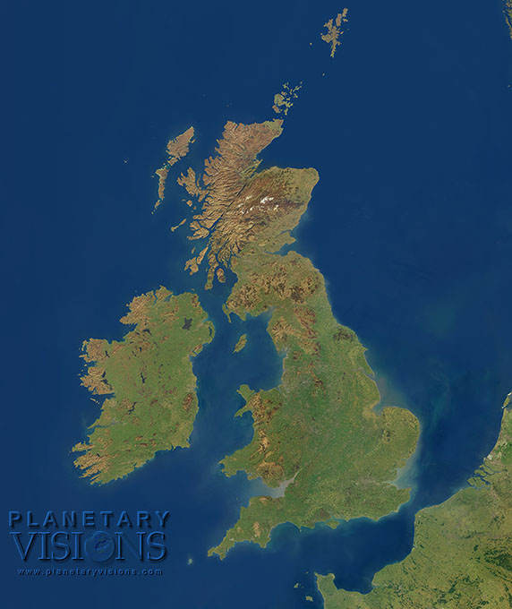 Satellite Imagemap 250m UK