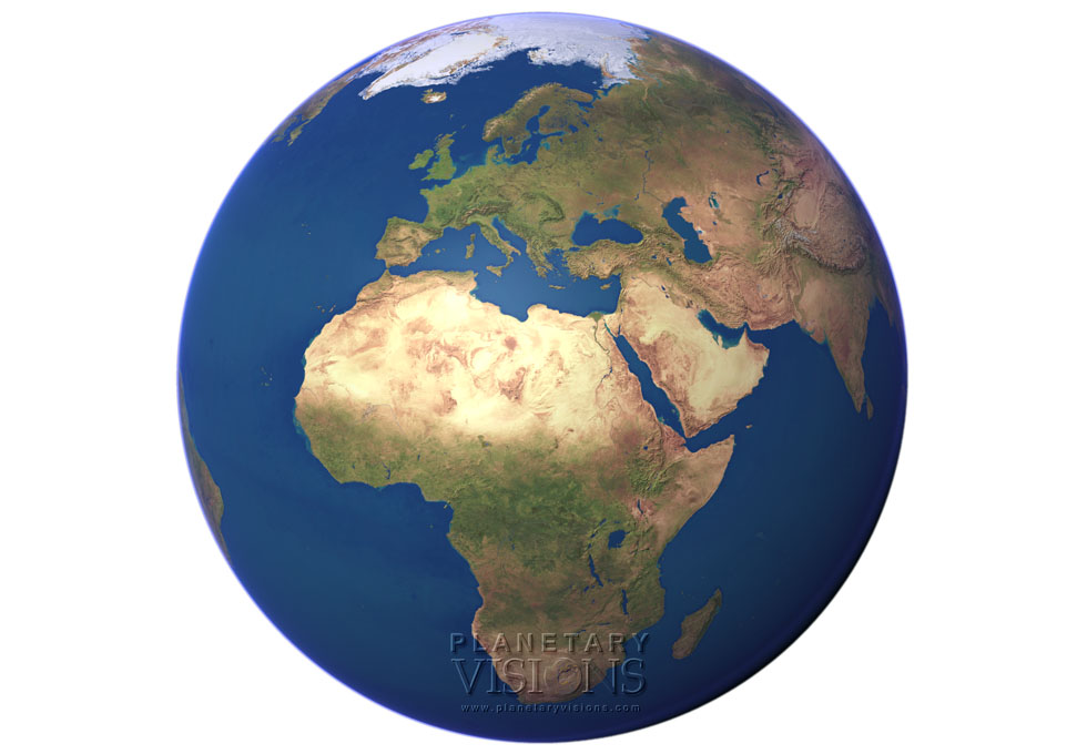 Cloud-free globe satellite satellite earth earth