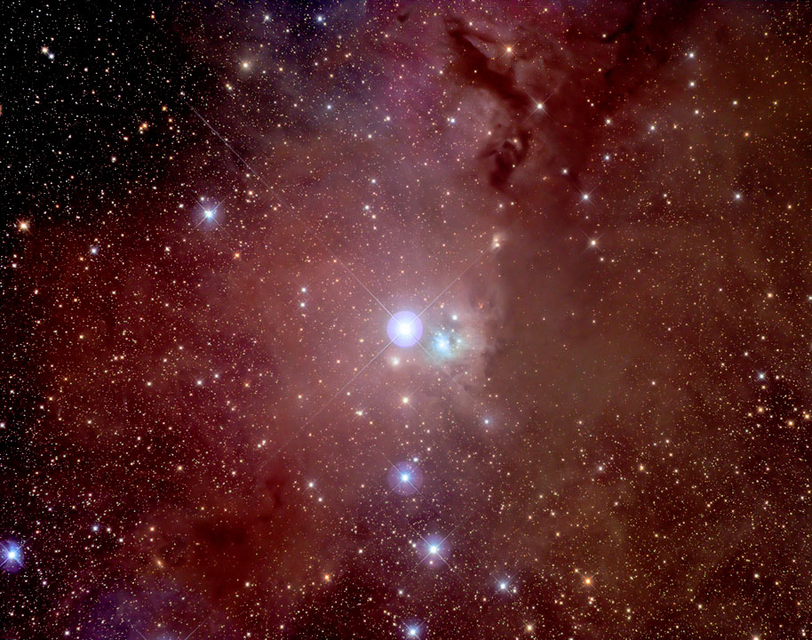 IC 348 cluster nebula
