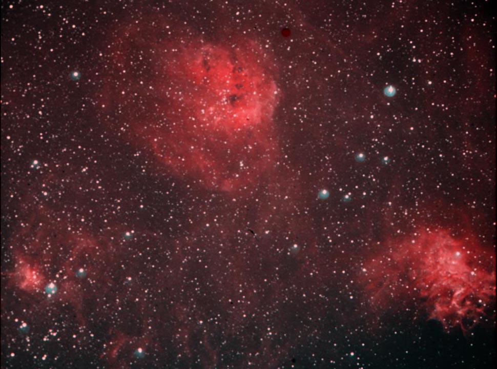 IC 405 + IC 410 nebula