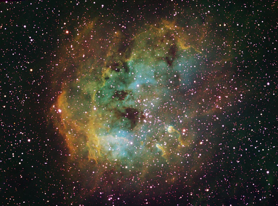 IC 410 + NGC 1893 nebula cluster