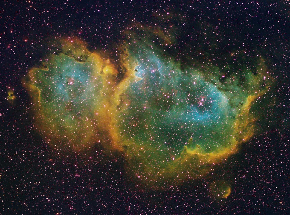 IC 1848 nebula cluster