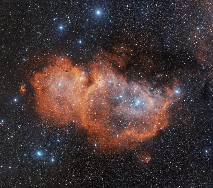 IC 1848 + Soul Nebula nebula cluster