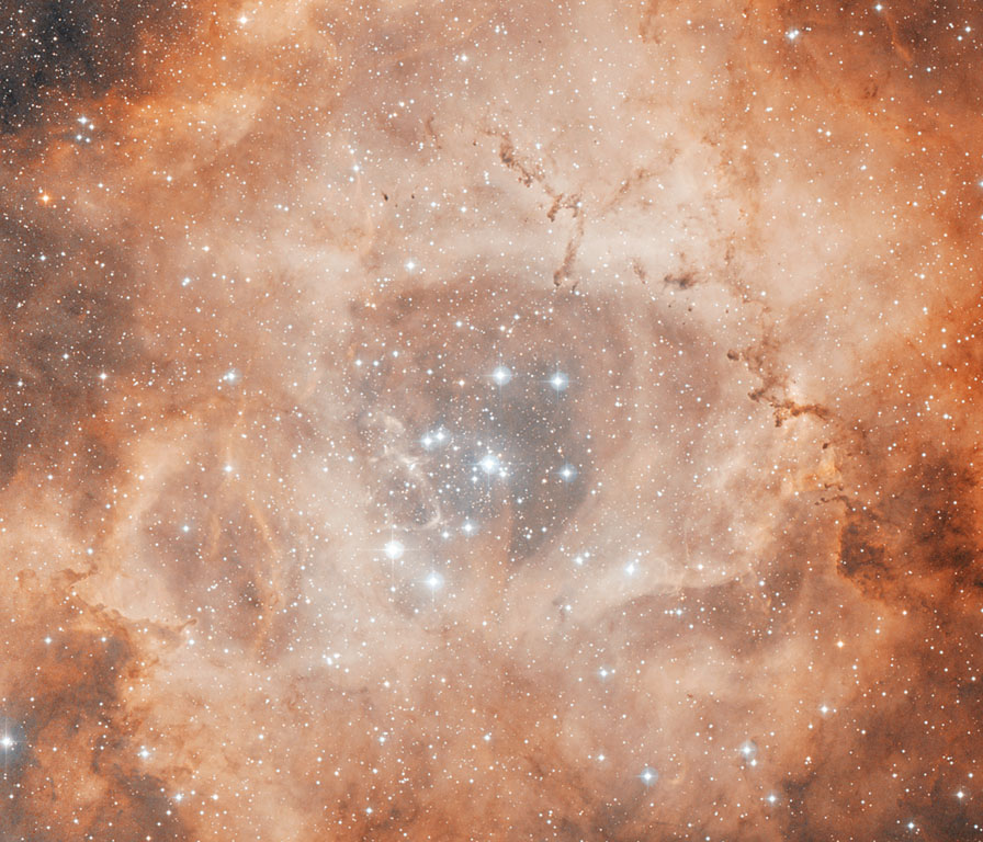 Rosette Nebula nebula cluster
