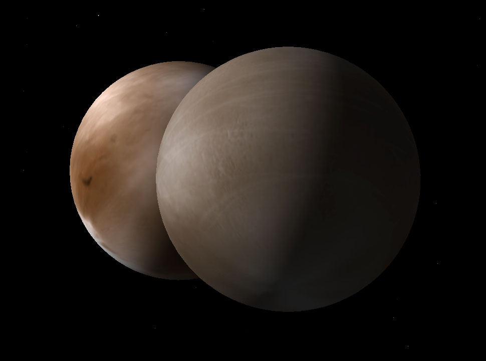 3D Universe at Charon and Pluto