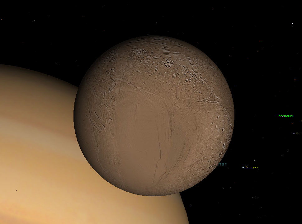 3D Universe at Enceladus