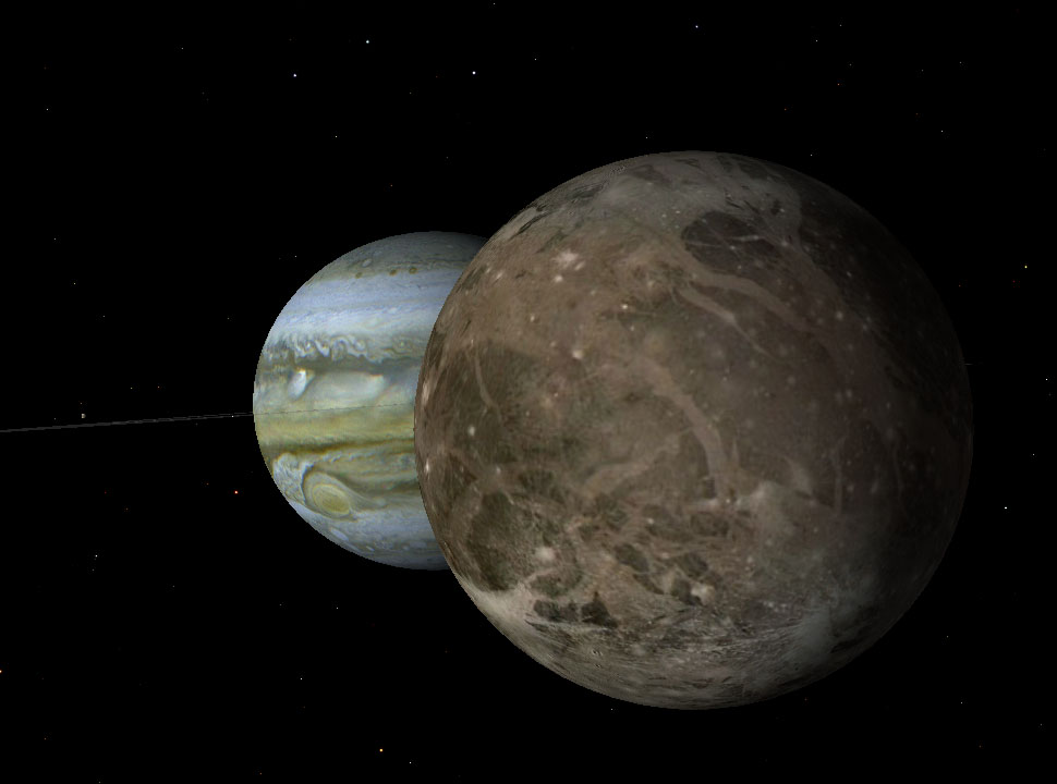 3D Universe at Ganymede