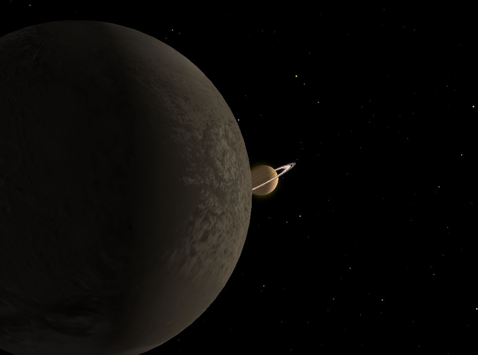 3D Universe at Iapetus