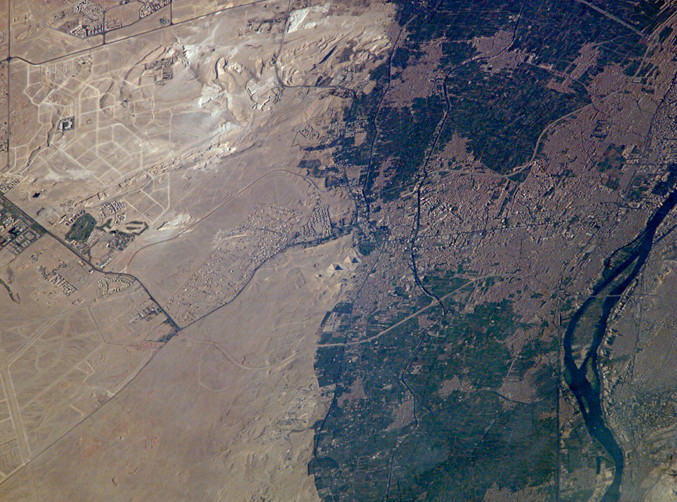 ISS Photo 8m Cairo and Pyramids