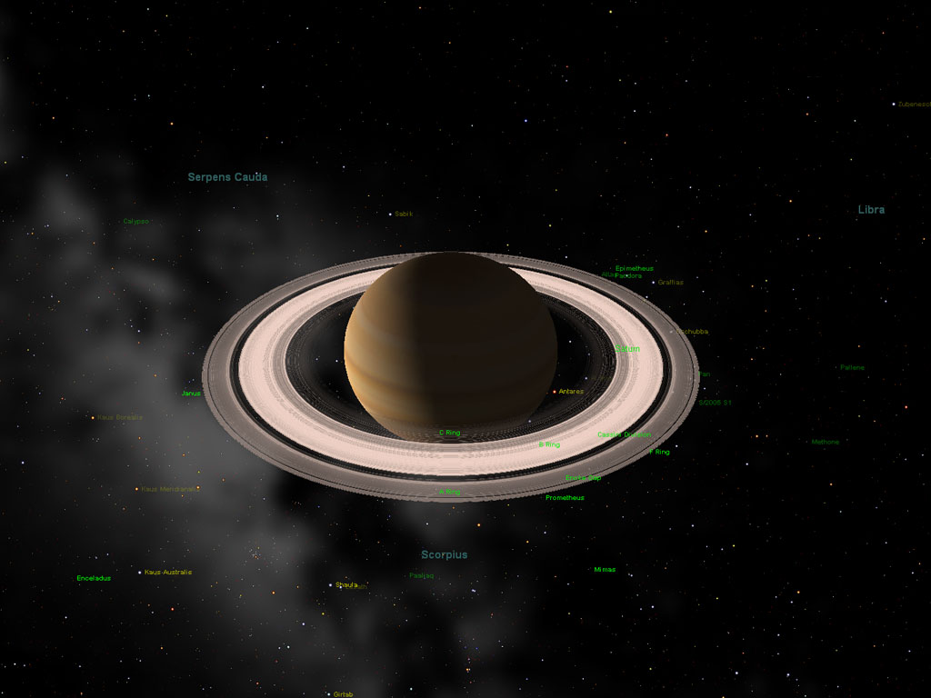 3D Universe at Saturn