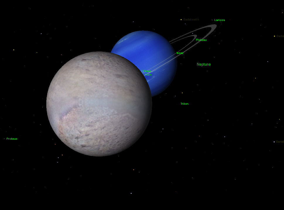 3D Universe at Triton and Neptune