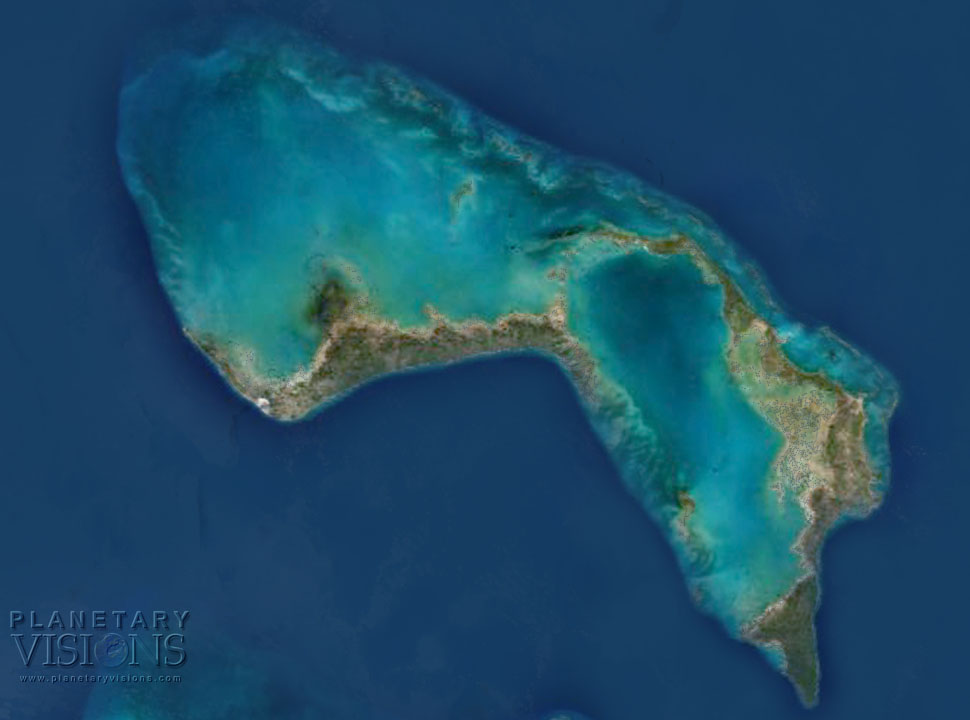 Bahamas - Satellite Imagemap 250m USA