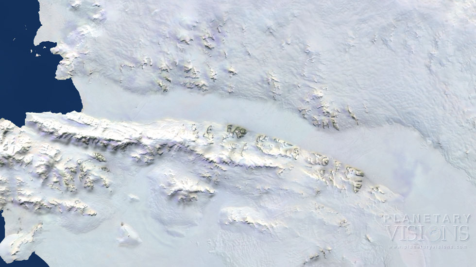 Alexander Island - Satellite Imagemap 250m Antarctica