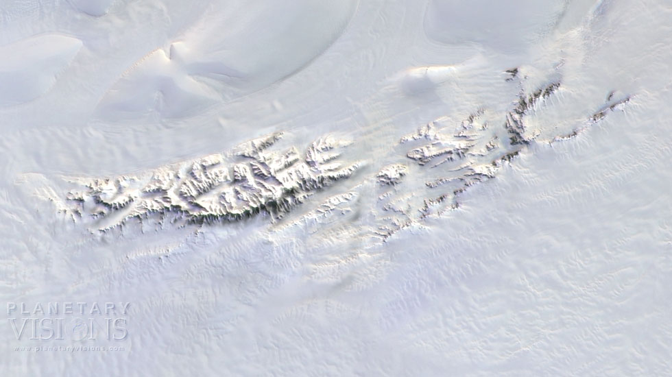 Ellsworth Mountains - Satellite Imagemap 250m Antarctica