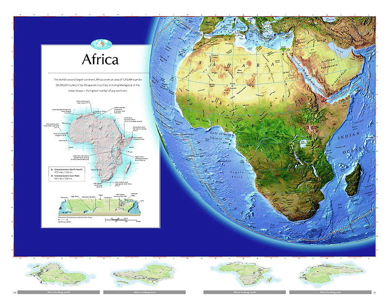 Great World Atlas - Africa spread