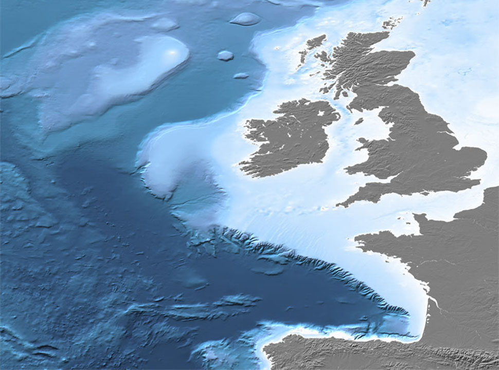 Ocean - UK bathymetry