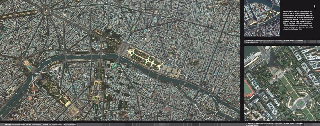 Very high resolution satellite images of Paris