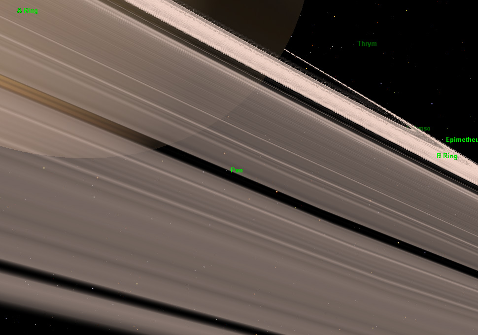 3D Universe - Saturn's rings