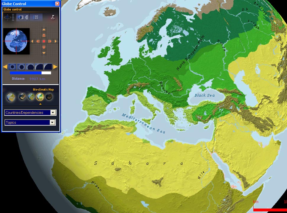 3D World Atlas screenshot