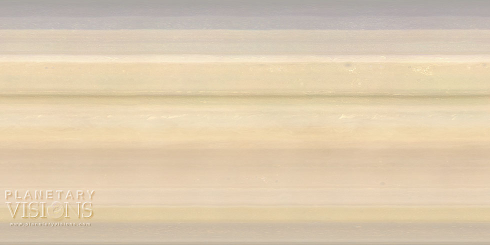 Saturn mosaic texture map
