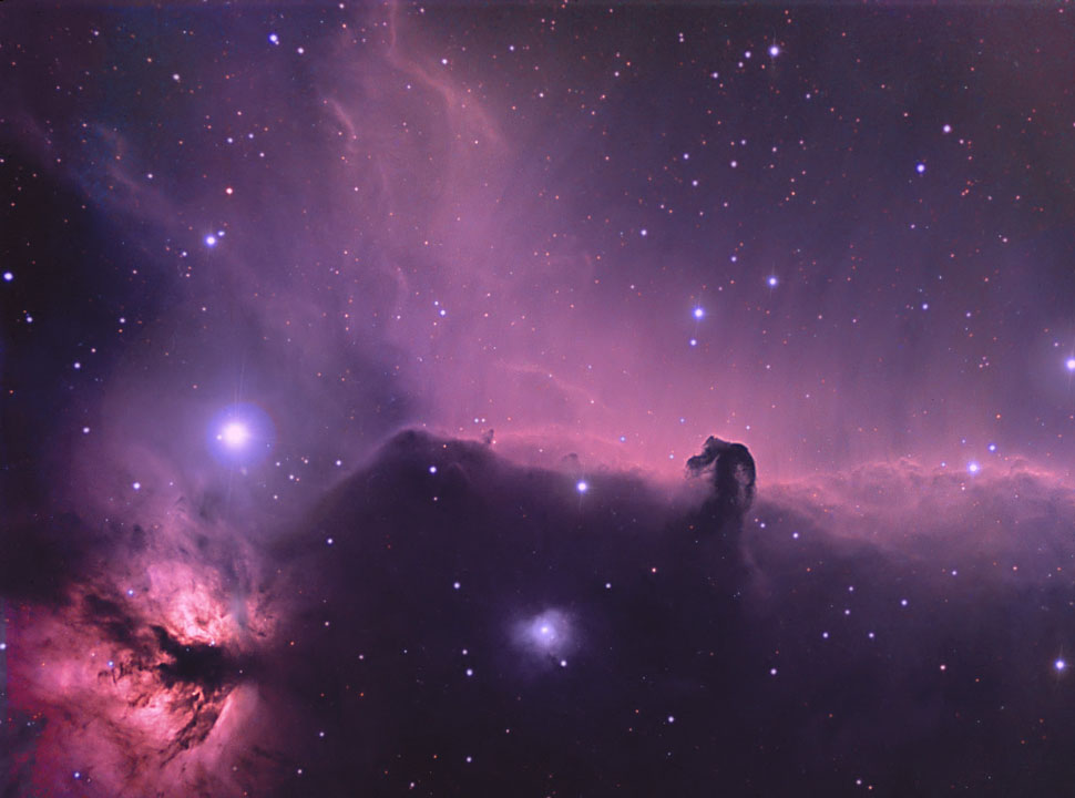 Horsehead Nebula and Flame Nebula nebula