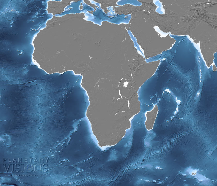 Africa bathymetry