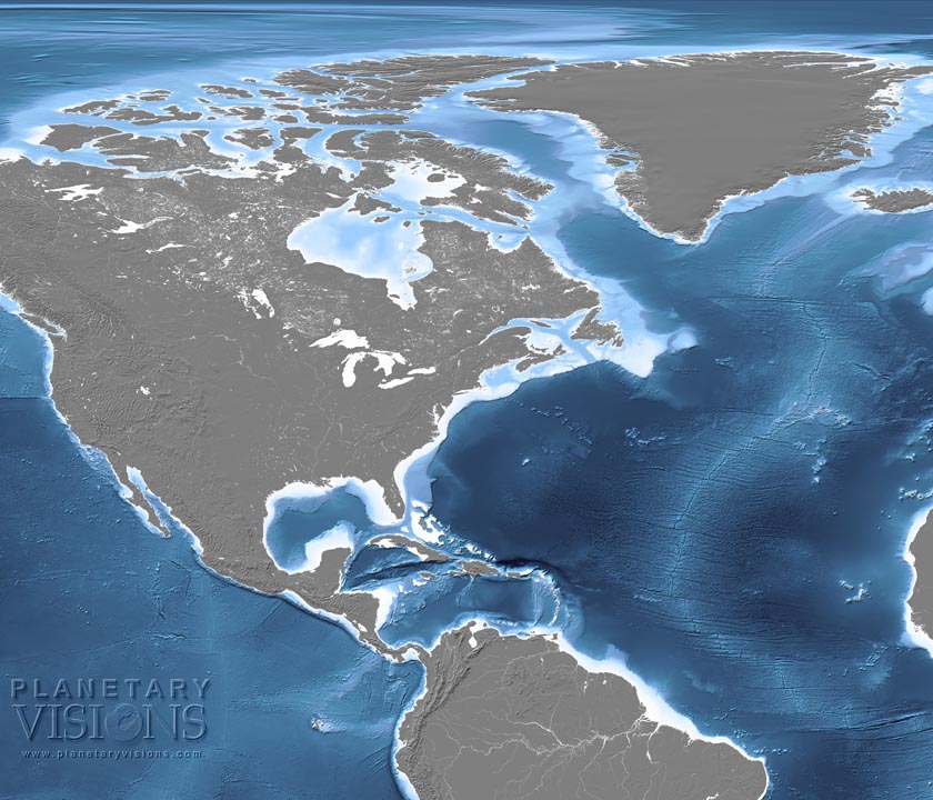 North America / Atlantic bathymetry