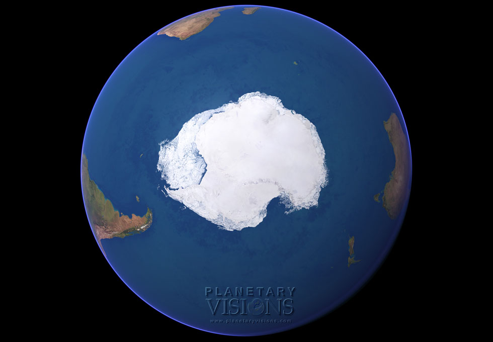 Cloud-free globe satellite earth