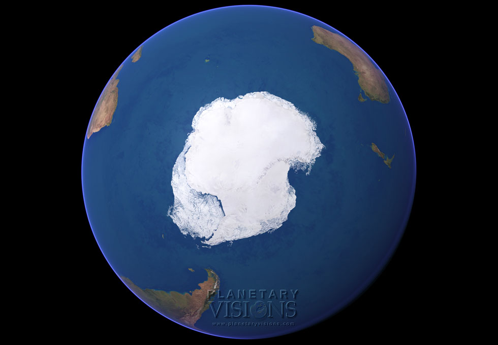 Cloud-free globe satellite earth