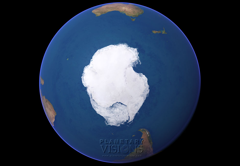 Cloud-free globe satellite earth