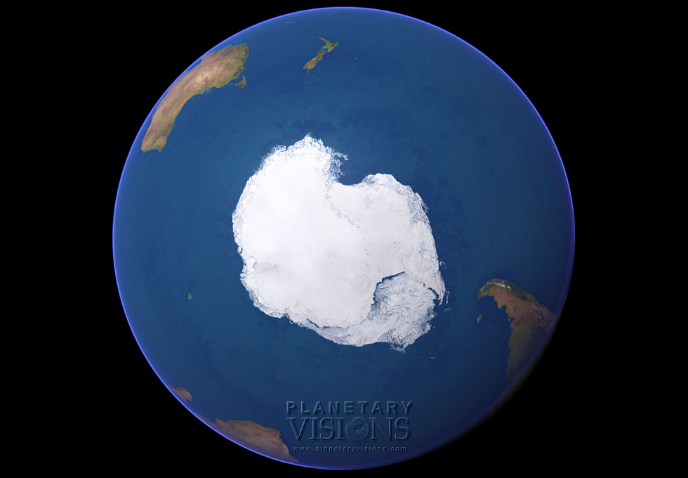 Cloud-free globe satellite earth