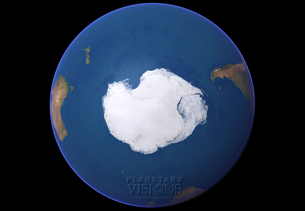 Cloud-free globe satellite earth
