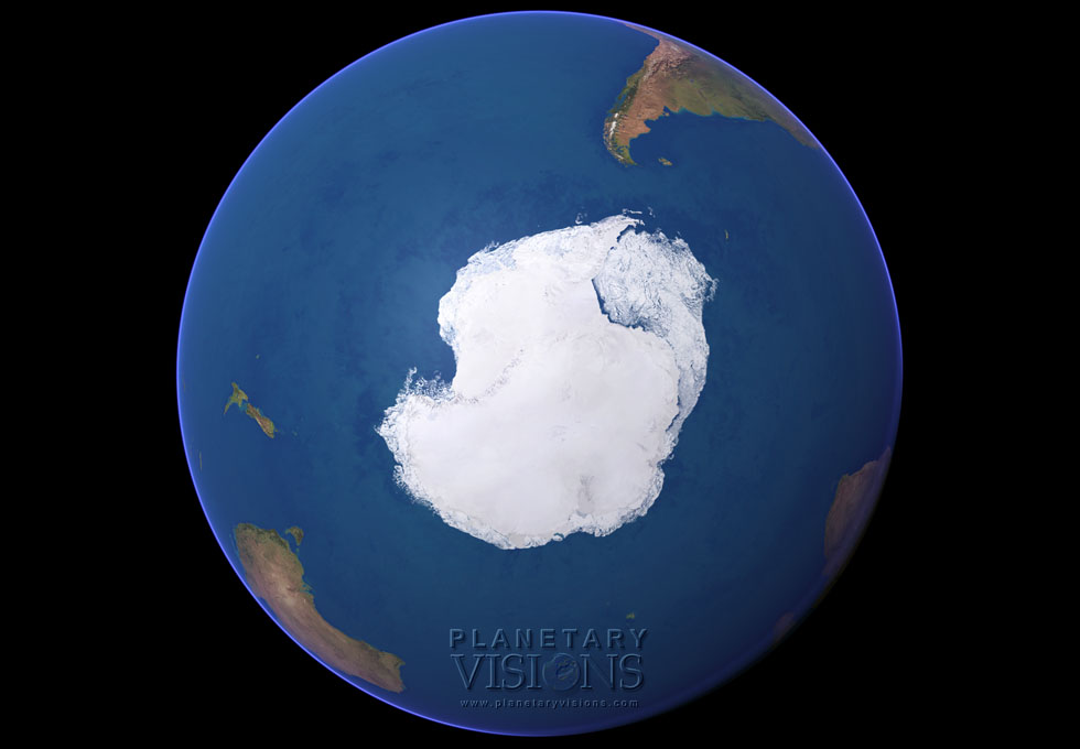 Cloud-free globe satellite earth