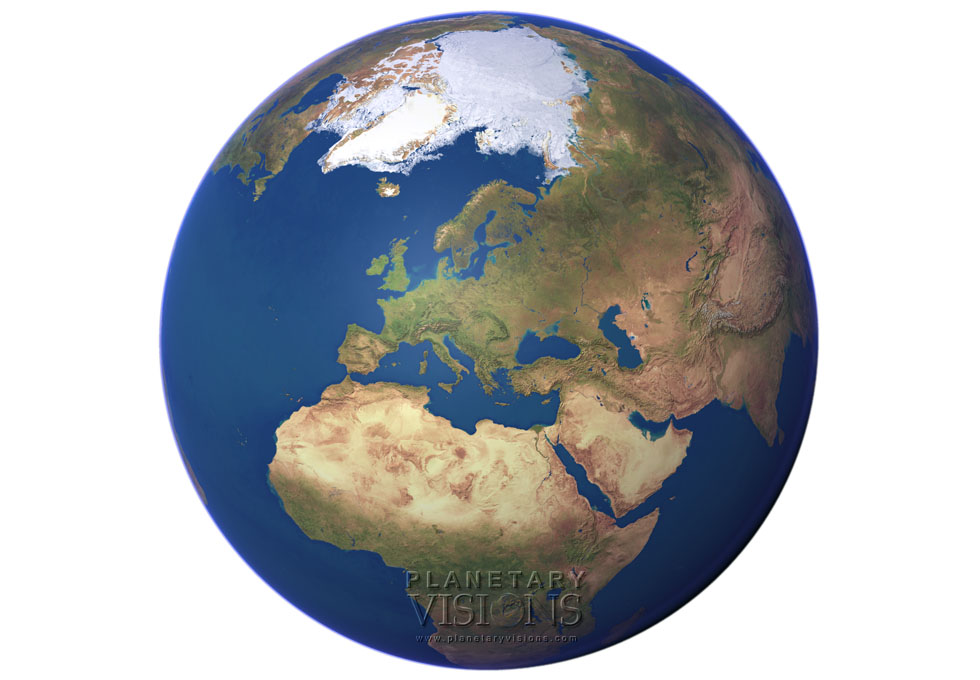 Cloud-free globe satellite satellite earth earth