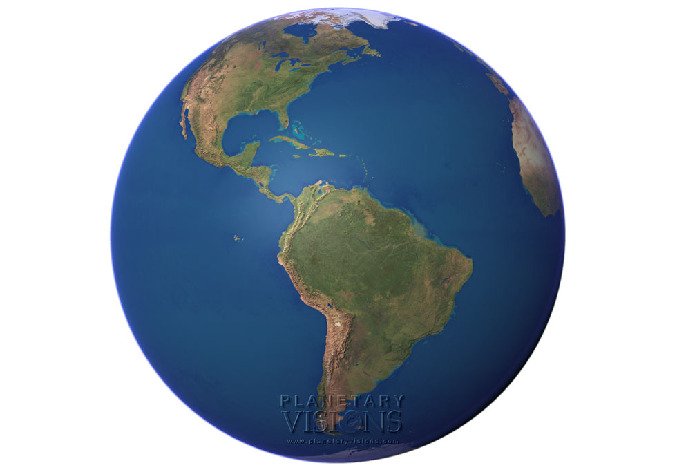 Cloud-free globe satellite satellite earth earth