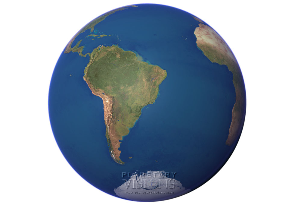 Cloud-free globe satellite satellite earth earth