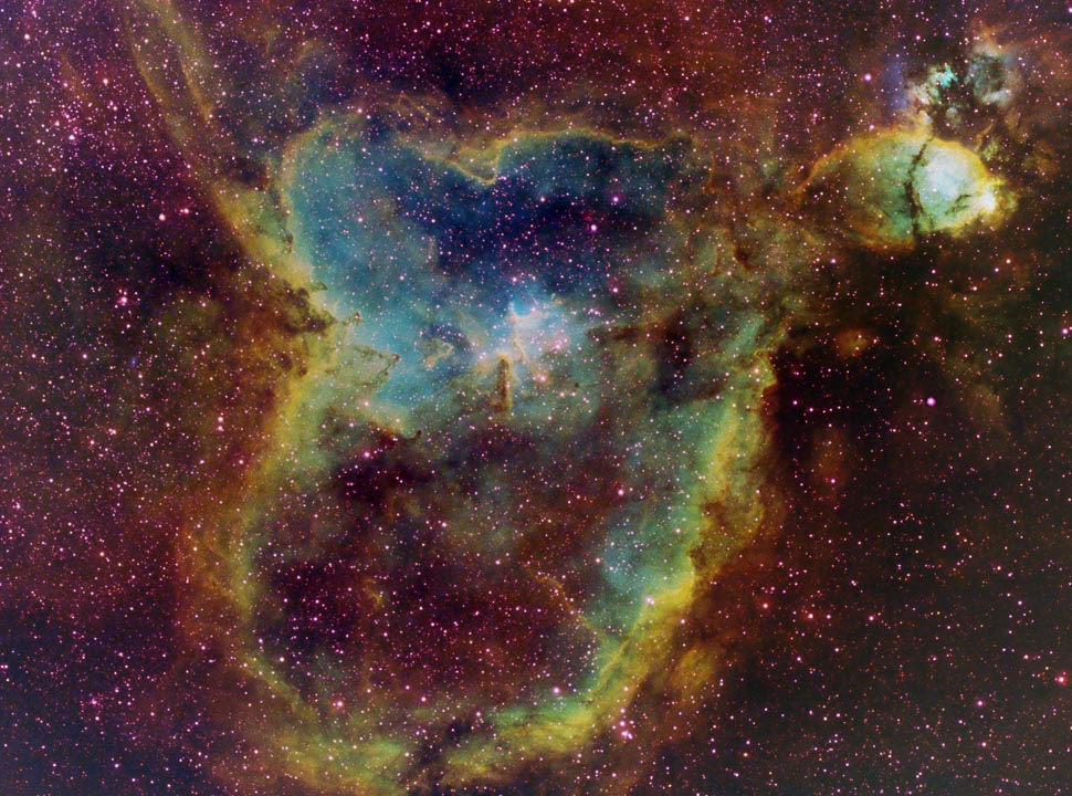 IC 1805 nebula