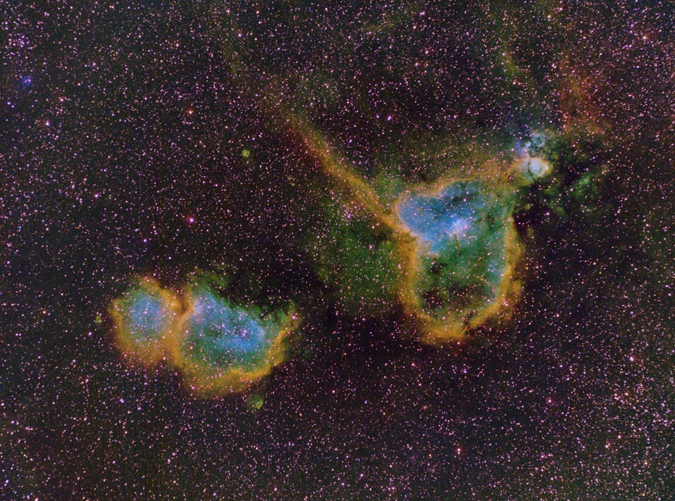 IC 1805 nebula