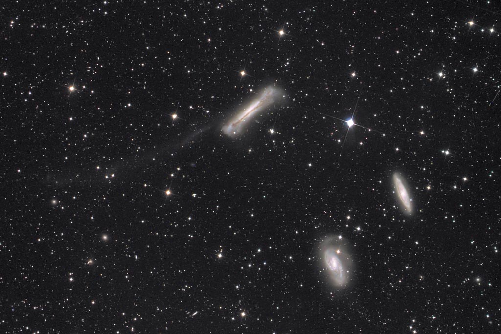 Leo Triplet, M66 Group galaxy