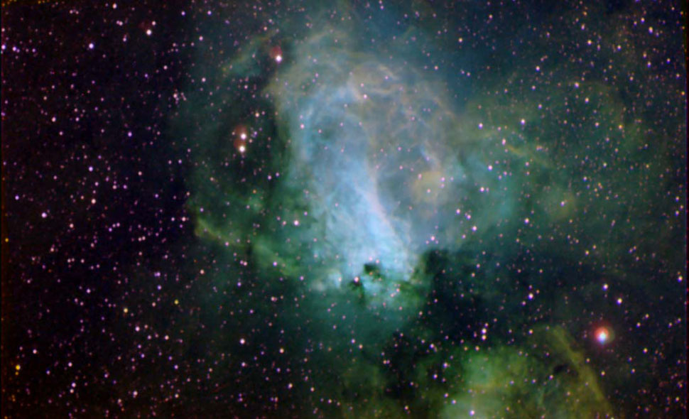 NGC 6618, M17, Omega Nebula nebula