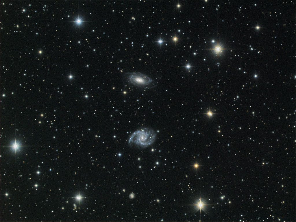 NGC 7125 + NGC 7126 galaxy