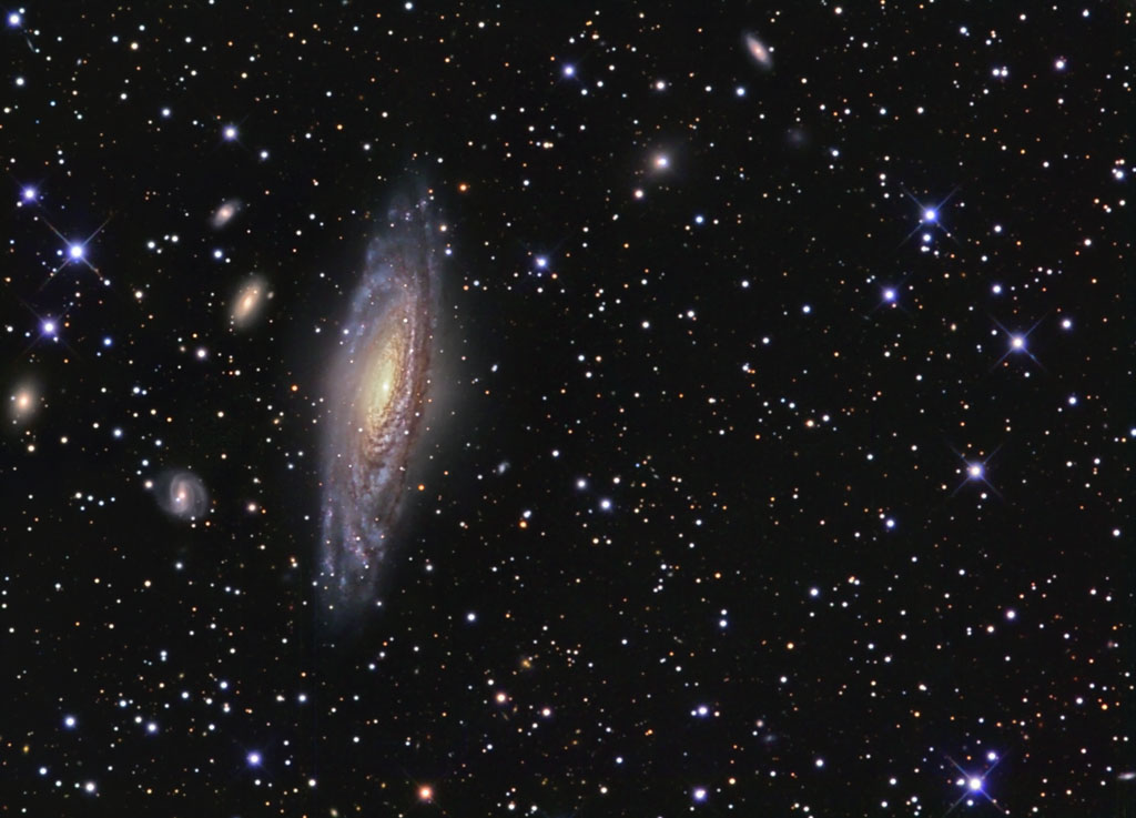 NGC 7331 + 7336 + 7335 + 7340 + 7337 + 7315 galaxy