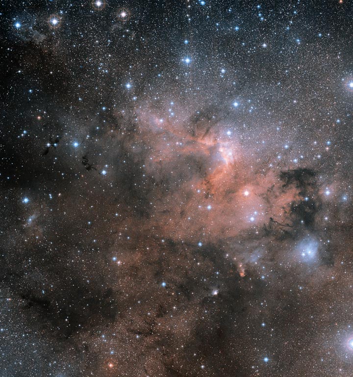 SH2-155, Cave Nebula nebula