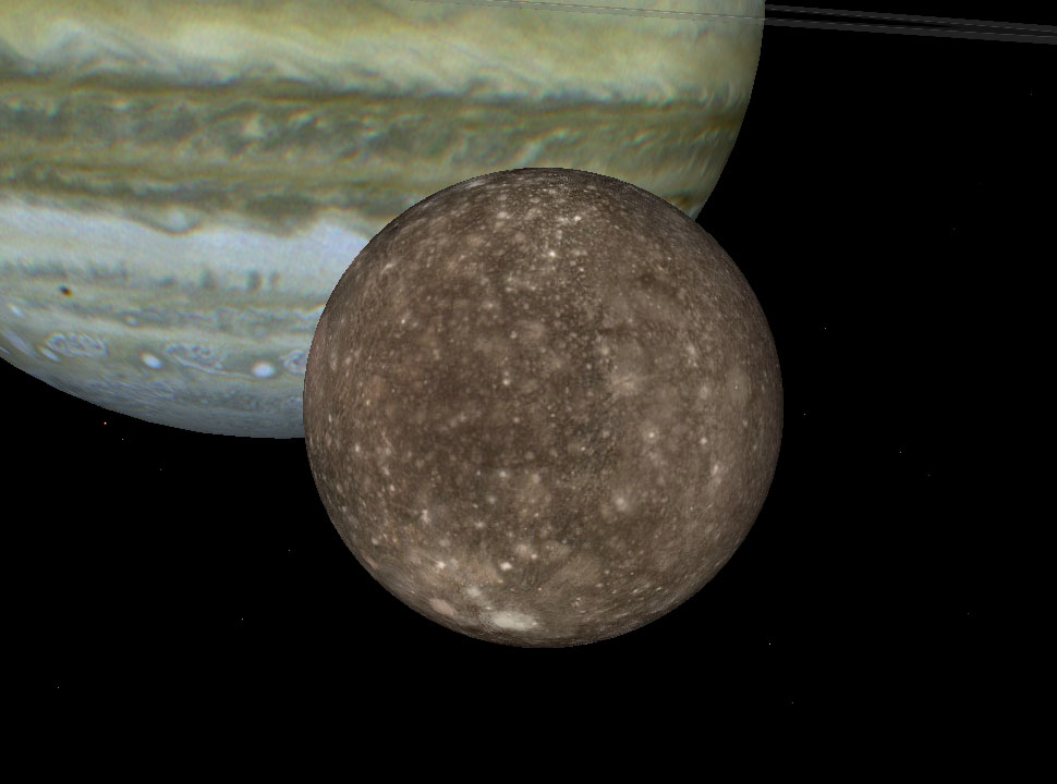 3D Universe at Callisto and Jupiter