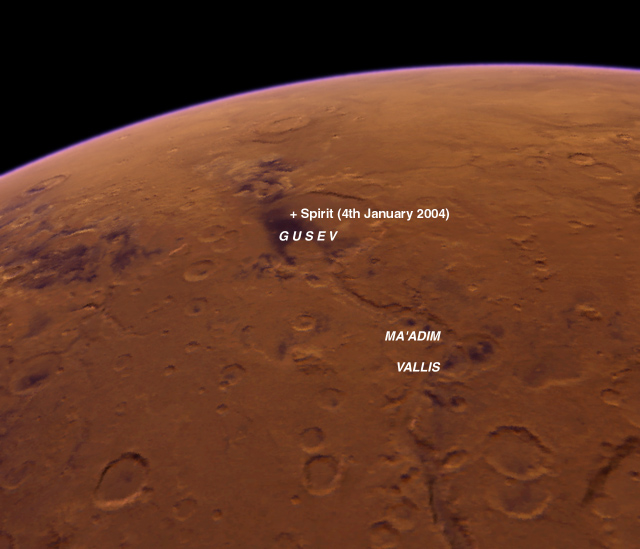 Gusev crater (MER-A Spirit).